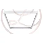 Strühm Rama Hugo négyzet alakú fehér keret 600x600 mm