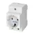 Földelt dugaljzat sínre szerelhető 16A 220-240V