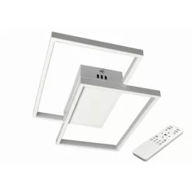   MasterLED Galaxis Polaris 45 W-os 42x30 cm fehér LED távirányítós mennyezeti lámpa