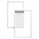 MasterLED Galaxis Polaris 45 W-os 42x30 cm fehér LED távirányítós mennyezeti lámpa