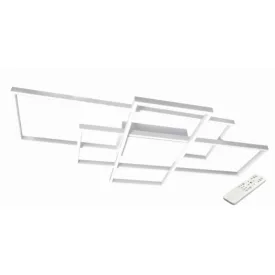   MasterLED Galaxis Hidra 126 W-os 90x50 cm fehér LED távirányítós mennyezeti lámpa