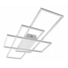 MasterLED Galaxis Hidra 126 W-os 90x50 cm fehér LED távirányítós mennyezeti lámpa