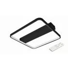 MasterLED Galaxis Centauri 40 W-os 42x40 cm fekete LED távirányítós mennyezeti lámpa