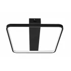 MasterLED Galaxis Centauri 40 W-os 42x40 cm fekete LED távirányítós mennyezeti lámpa