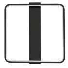 MasterLED Galaxis Centauri 40 W-os 42x40 cm fekete LED távirányítós mennyezeti lámpa