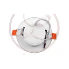 MasterLED Marlon 12 W-os süllyesztett natúr fehér kör alakú LED-es mennyezetlámpa IP44 védettséggel