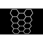 MasterLED Hexagon 11S LED lámpa 368W, 336x238cm szett 6500K
