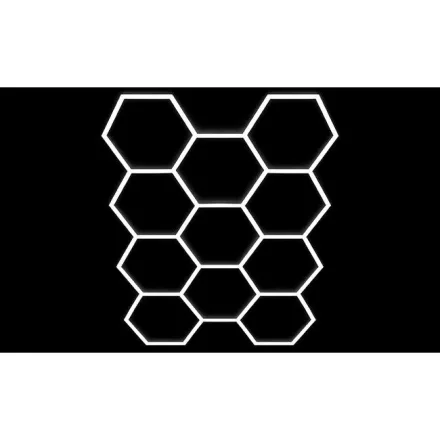 MasterLED Hexagon 11S LED lámpa 368W, 336x238cm szett 6500K