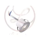 Strühm Fin Led IP44 3 W-os süllyesztett natúr fehér ezüst színű kör alakú LED-es mennyezetlámpa