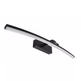   Strühm Mamba Led 12w-os 85X500 mm natúr fehér fekete tükör feletti lámpa