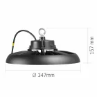 VIDEX HB01 LED csarnokvilágító 200W 5000K 36000Lm 220V Fekete