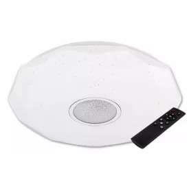   MasterLED Diami 24 W-os 400mm szabályozható színhőmérsékletű sokszög alakú mennyezeti lámpa