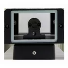 MasterLED Hana Kerti oldalfalra helyezhető RAL9005 mély fekete színű lámpa GU10-es foglalattal