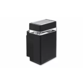   MasterLED Hana 155x110 Kerti oldalfalra helyezhető RAL7021 fekete színű lámpa GU10-es foglalattal