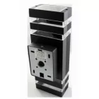 MasterLED INEZ Kerti oldalfalra helyezhető mély fekete lámpa