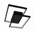 MasterLED Galaxis Polaris 45 W-os 42x30 cm fekete LED távirányítós mennyezeti lámpa