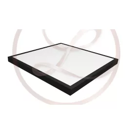   MasterLED 60 W-os szögletes 60x60 cm natúr fehér fekete keretes falon kívüli led panel