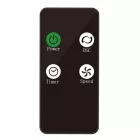 Eurolamp digitális toronyventilátor 50W 83CM fehér színű, távírányítóval