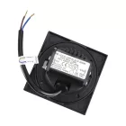 Strühm Kurs D Led süllyesztett négyzet alakú natúr fehér fekete LED-es lépcsővilágítás