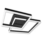 MasterLED Galaxis Herkules 70 W-os 54x54 cm fekete LED távirányítós mennyezeti lámpa