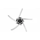 MasterLED Modena Istria 47 W-os ø73 cm natúr fehér fekete LED mennyezeti lámpa