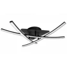 MasterLED Modena Loria 29 W-os ø62 cm natúr fehér fekete LED mennyezeti lámpa