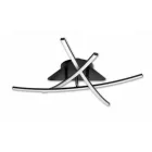 MasterLED Modena Loria 29 W-os ø62 cm natúr fehér fekete LED mennyezeti lámpa