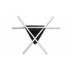 MasterLED Modena Loria 29 W-os ø62 cm natúr fehér fekete LED mennyezeti lámpa