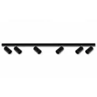 MasterLED Bardo GU10 foglalatú 6-os fekete mennyezeti lámpa