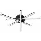 MasterLED Modena Rivera 35 W-os ø50 cm natúr fehér fekete LED mennyezeti lámpa