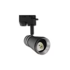 MasterLED Silvio sínre szerelhető lámpa GU10-es foglalattal fekete