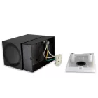 MasterLED Rhino mozgatható fekete oldalfali lámpa GU10-es foglalattal