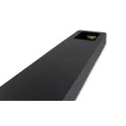 MasterLED Malta 50cm-es natúr fehér fekete színű állólámpa