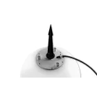 MasterLED Kula földbe szúrható 35 cm-es kerti gömb E27-es foglalattal fehér színű