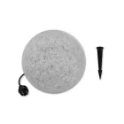 MasterLED Kula földbe szúrható 35 cm-es kerti gömb E27-es foglalattal kő színű