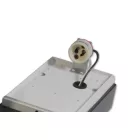 MasterLED Nela 50 cm magas fekete állólámpa GU10-es foglalattal