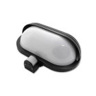 MasterLED Froda fekete fali lámpa E27-es foglalattal mozgásérzékelős