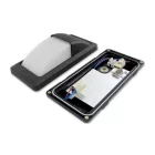 MasterLED Perso fekete oldalfali lámpa G9-es foglalattal