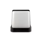 MasterLED Corgi 170x170x146 fekete oldalfali lámpa E27-es foglalattal