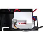 MasterLED Corgi 12 W-os 170x170x146cm-es natúr fehér fekete oldalfali lámpa mozgásérzékelős