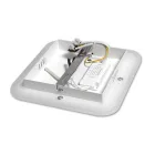 MasterLED Galaxis Falcon 35 W-os 24x24x5 cm fekete-fehér LED távirányítós mennyezeti lámpa