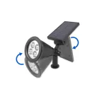 MasterLED Leszúrható napelemes 2 W-os fekete kerti lámpatest