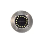 MasterLED Földbe szúrható 1 2 W-os kerek napelemes lámpa 16 SMD