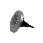 MasterLED Földbe szúrható 1 2 W-os kerek napelemes lámpa 16 SMD