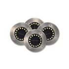 MasterLED Földbe szúrható 1 2 W-os kerek napelemes lámpa 16 SMD