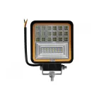 MasterLED Téglalap alakú hideg fehér színhőmérsékletű 126 W-os munkalámpa narancssárga irányjelzővel