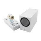 MasterLED Lida 150x92 fehér szögletes oldalfali lámpa GU10-es foglalattal