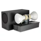 MasterLED Lida 150x92 sötétszürke szögletes oldalfali lámpa GU10-es foglalattal