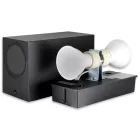 MasterLED Lida 150x92 fekete szögletes oldalfali lámpa GU10-es foglalattal