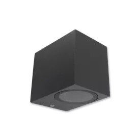   MasterLED Lida 81x92 sötétszürke szögletes oldalfali lámpa GU10-es foglalattal